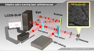 LCOS-SLM (Optical Phase Modulator)  Adaptive optics