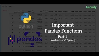 Important Pandas Functions Part - 1 || Pandas DataFrame Functions for Interview