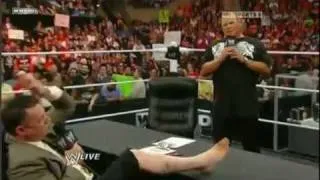 Michael Cole's Feet - Will Lawler Kiss It At Over The Limit