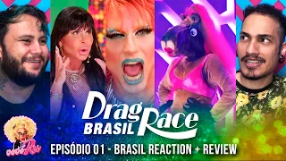 Drag Race Brasil Episódio 01 - Brasil react + review (Rupaul's Drag Race)