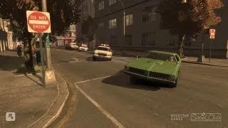 GTA Cinematic Police Chase - Полицейская погоня из ГТА в киношном стиле