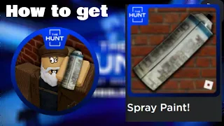 How To Get “The Hunt” Badge In Spray Paint | Roblox