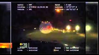Girl falls out of car during police chase