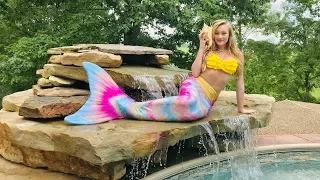 24 Hours in a Mermaid Tail | Princess Ella