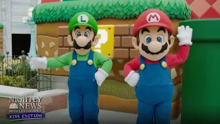 Super Mario comes to life at Universal Studios Super Nintendo World! | Nightly News: Kids Edition