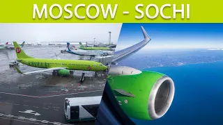 Москва - Сочи | Аэропорт Краснодара и Туапсе | S7 Airlines | Boeing 737-800