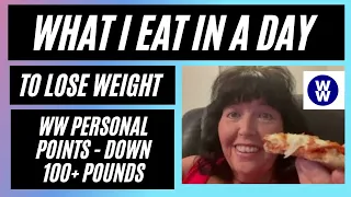 What I Eat In A Day To Lose Weight | WW Personal Points | Weight Watcher Meal Ideas
