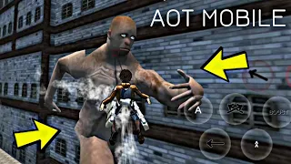 АТАКА ТИТАНОВ НА АНДРОИД ФАН ПРОЕКТ ATTACK ON TITAN FANMADE ANDROID GAMEPLAY AOT MOBILE