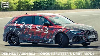 2021 Audi RS3 Sportback & Limousine Torque Splitter Drift Modus Sound | Voice over Cars News