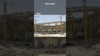 Timelapse of the construction of Qatar’s Lusail Stadium