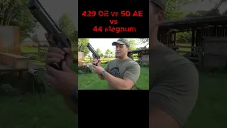 Desert Eagle 429 DE vs 50 AE vs 44 Magnum | Desert Eagle Bullets comparison #viralshorts #viral