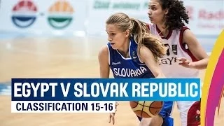 Egypt v Slovak Republic - Classification 15-16 - 2014 FIBA U17 World Championship for women