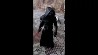 Kylo Ren vs Darth Vader star wars stop motion