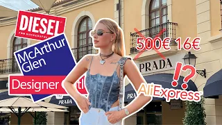 McArthurGlen designer outlet, Malaga: цены PRADA, DIESEL, это что AliExpress!? | summer 2023