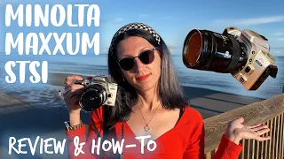 Minolta Maxxum STsi Review, How-to, Film Loading and Samples Photos in Charleston, SC!!!