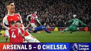 Havertz & Ben White Destroy Chelsea: Arsenal 5 - 0 Chelsea |