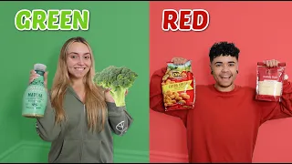 Eating Only ONE Color Of Food For 24 HOURS!