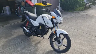 Honda CB125F 2022 walk around and engine sound