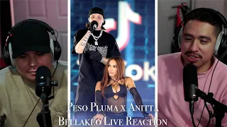 PESO PLUMA X ANITTA BELLAKEO LIVE REACTION