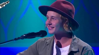 Nathan Hawes Sings Hold On We're Going Home/ The Voice Blind Audition