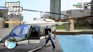 How To Get Police Maverick At Very Beginning Of Game (GTA San Andreas Definitive Edition) 2021