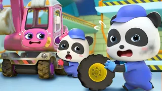 Construction Vehicles Got Hurt Song | Monster Truck | Car Cartoon | BabyBus - Cars World