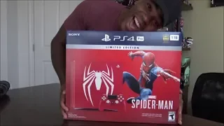 SpiderMan PS4 Pro LIMITED EDITION Bundle UNBOXING!!!