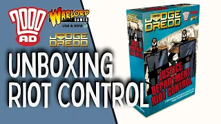 Warlord Games and 2000 AD Judge Dredd - Justice Department Riot Control Unboxing