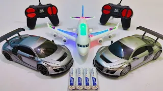 3D Lights Mini Airbus and Remote Control Car | airbus a380 | remote car | aeroplane | airplane | rc