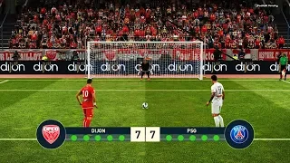 PES 2019 | Dijon vs PSG | Penalty Shootout | Gameplay PC