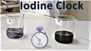 Iodine Clock experiment explained  (Grade 12 school science lab)