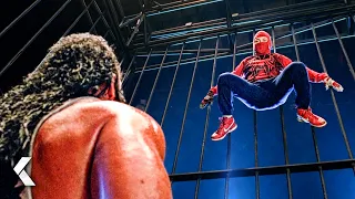 Peter Fights Bonesaw in a Cage Match Scene - Spider-Man (2002)