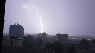 Super Gewitter vom 24.05.2018 in Gießen