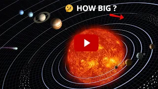 🤔  How Big is Earth Compared to Planets and the Sun?  👉Solar System 3D