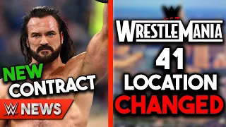 Drew McIntyre NEW Contract! WrestleMania 41 Location CHANGED?! - WWE News & Rumors April 28th 2024!