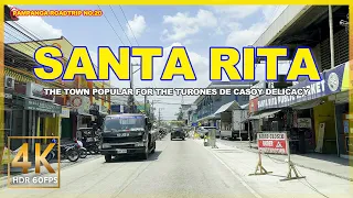 SANTA RITA The Town at the Center of Pampanga | Road Trip No. 20. | Philippines | 4K Driving Tour