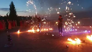 Огненное шоу  "OUTCAST"Челябинск ,заказать фаер-шоу на праздник