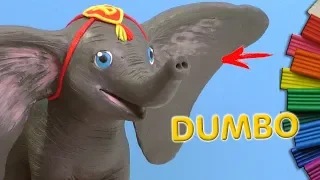 How to make a baby elephant Dumbo from clay