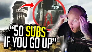 THEY BET ME 50 GIFTED SUBS TO GO UP THE TOWER! (WARZONE)