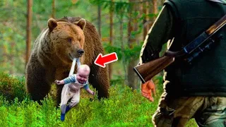 This Wild Bear Refuses to Let Baby Go, The Ranger Bursts into Tears When He Discovers Why...