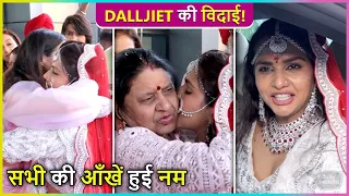 Dalljiet Kaur CRIES & HUGS Mom & Dad At Her Vidai Ceremony | #DalNikTake2