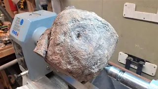 Woodturning - Looks like a Stone and turned like Rock !!