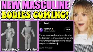 FINALLY! MORE MASCULINE BODY MODELS ARE COMING! Royale High Listened?! & Concepts TOO! 🏰 Royale High