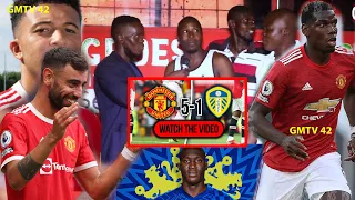 MANCHESTER UNITED 5-1 LEEDS (KENYAN FANS REACTIONS)   /HIGHLIGHTS - PREMIER LEAGUE 2021-22