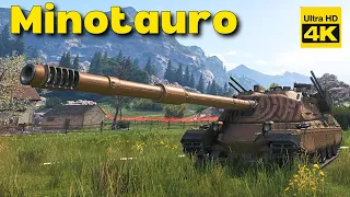 World of Tanks 4 Kills 11k damage Minotauro | 4K Video | - My battle My rules