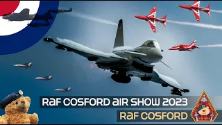 LIVE HIGHLIGHTS RAF COSFORD AIR SHOW 2023 • TYPHOON, RED ARROWS, BBMF, PATRIOULLE SUISSE 11.06.23