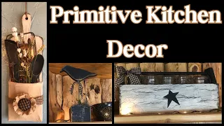 DIY PRIMITIVE / COUNTRY KITCHEN DECOR