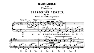 Chopin: Barcarolle in F sharp major, Op. 60 - Ernő Balogh, 1951 - Lyrichord LL 20