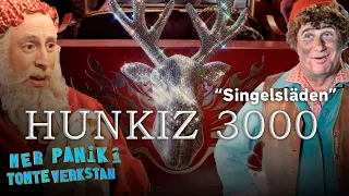 Singelsläden Hunkiz 3000 (ur "Mer panik i Tomteverkstan" 2021)