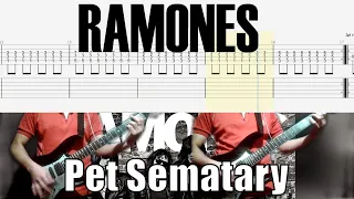 Ramones Pet Sematary Guitar Cover With Tab